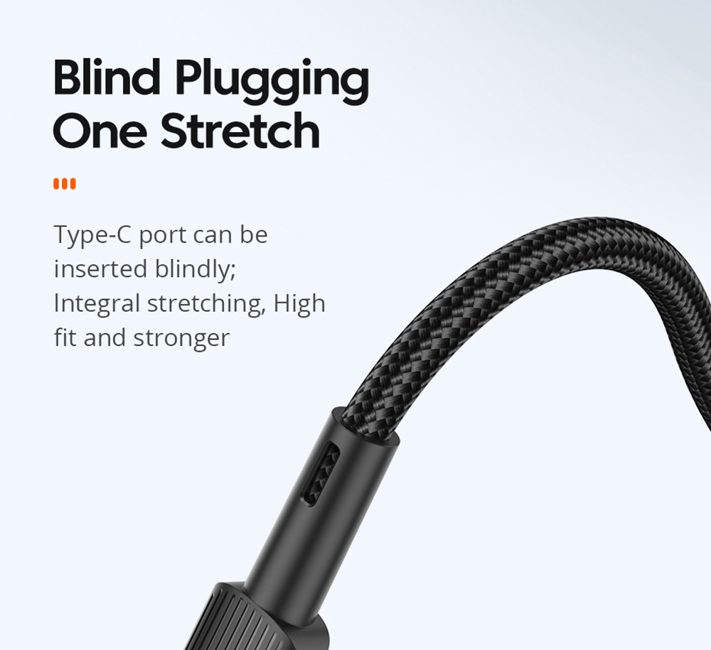 ESSAGER 100W Type-C to Type-C Data Cable, PD Fast Charging, 480Mbps Transmission Speed, for MacBook / Tablet / Huawei Samsung Mobile Phone - 2m Cable