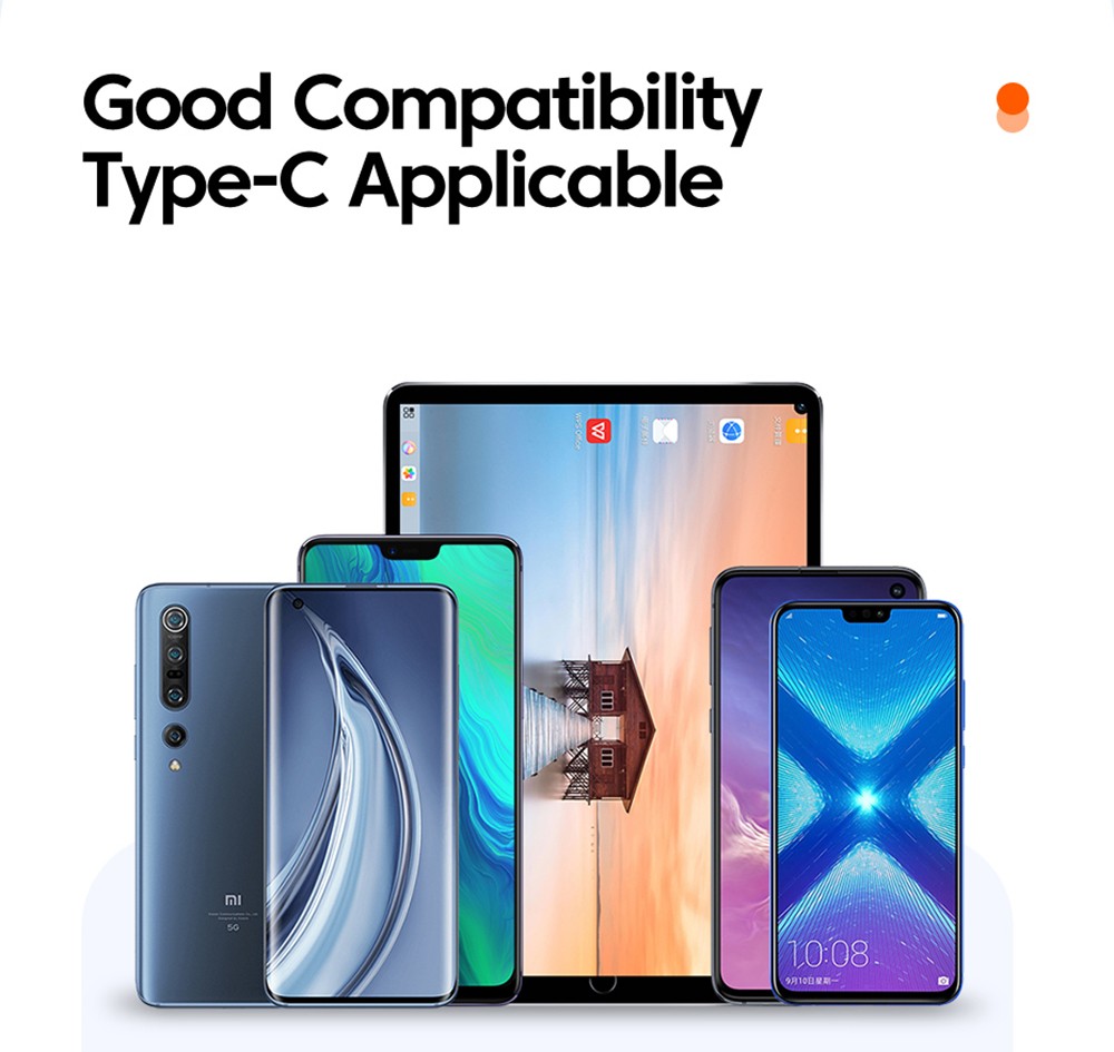 ESSAGER 100W Type-C to Type-C Data Cable, PD Fast Charging, 480Mbps Transmission Speed, for MacBook / Tablet / Huawei Samsung Mobile Phone - 2m Cable