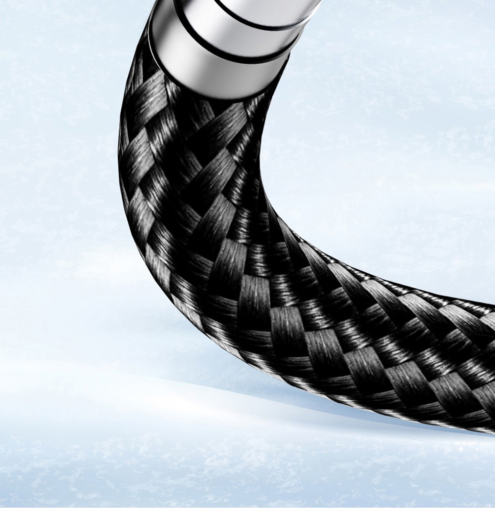 ESSAGER 240W 5A Fast Charging Data Cable, Type-C to Type-C, 480Mbps Transfer Rate, for Macbook iPad Huawei Samsung Xiaomi Redmi Mobile Phones, 2m Cable