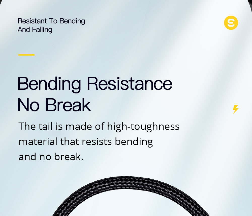 ESSAGER 66W Fast Charge Data Cable, USB-A to Type-C, 480Mbps Transfer Rate, for Huawei OPPO Samsung Mobile Phones, 2m Cable - Khaki