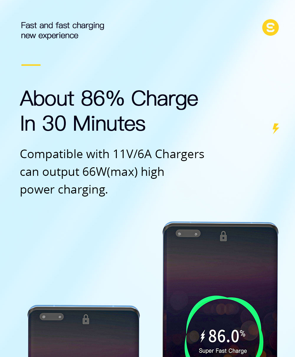 ESSAGER 66W Fast Charge Data Cable, USB-A to Type-C, 480Mbps Transfer Rate, for Huawei OPPO Samsung Mobile Phones, 2m Cable - Khaki