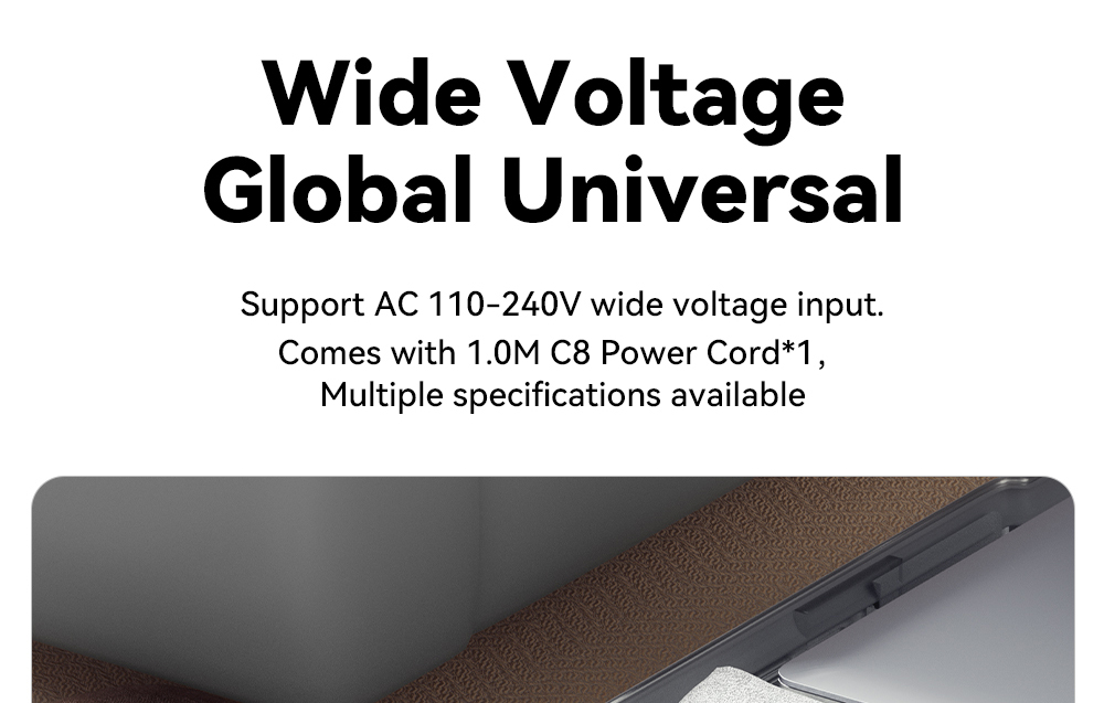 ESSAGER 67W GaN Desktop Charger, 2 USB-A + 2 Type-C, PD3.0 QC 3.0 Fast Charging, Intelligent Charging Protection, for MacBook Samsung POPC iPhone 15 Laptop - UK Plug