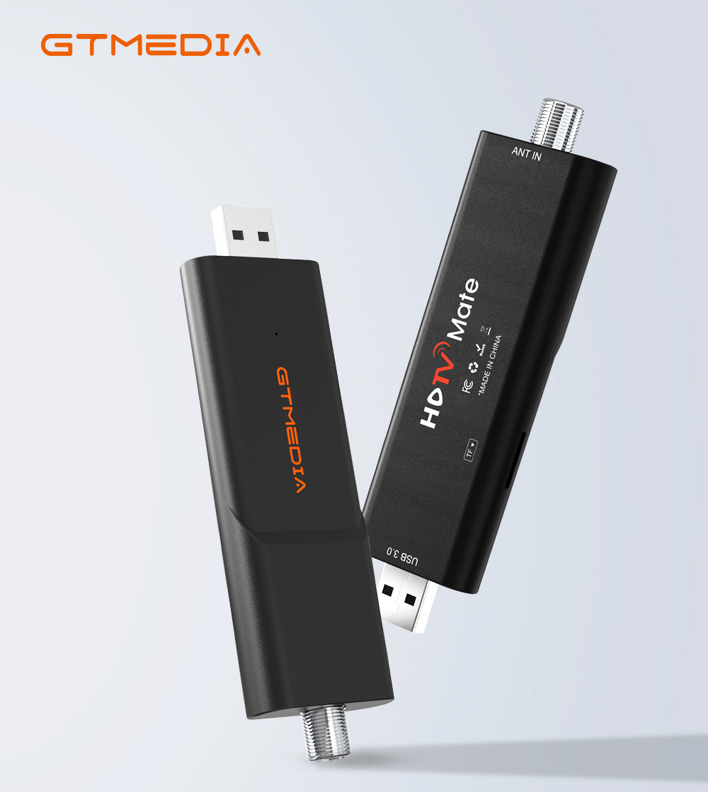 GTMEDIA HDTV Mate TV Stick, Support DVR Recording & Playback, External USB/TF DVR, 4K UHD USB 3.0 Interface, ATSC 3.0/1.0 TV Tuner for Android 9.0 and above TV/TV Box/PC/Laptop/Phone