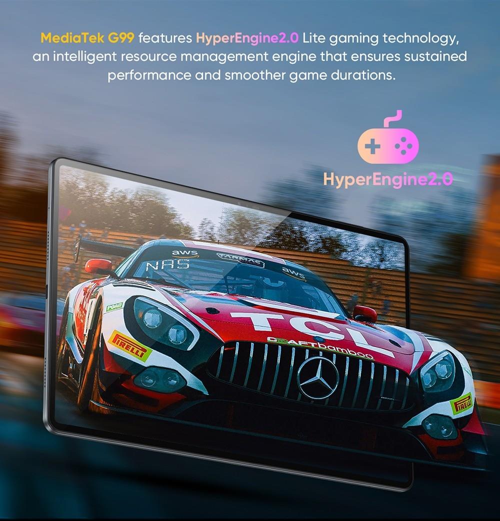 N-one NPad X1 Android 13 Tablet with Leather Case & Tempered Film Set, 11'' IPS Screen, MTK Helio G99, 8GB RAM 128GB UFS ROM, 2.4/5G WiFi Bluetooth 5.0, 8600mAh 18 PD Fast Charging, Dual 4G LTE, GPS/Galileo/GLONASS/BDS, Face Recognition, Widevine L1