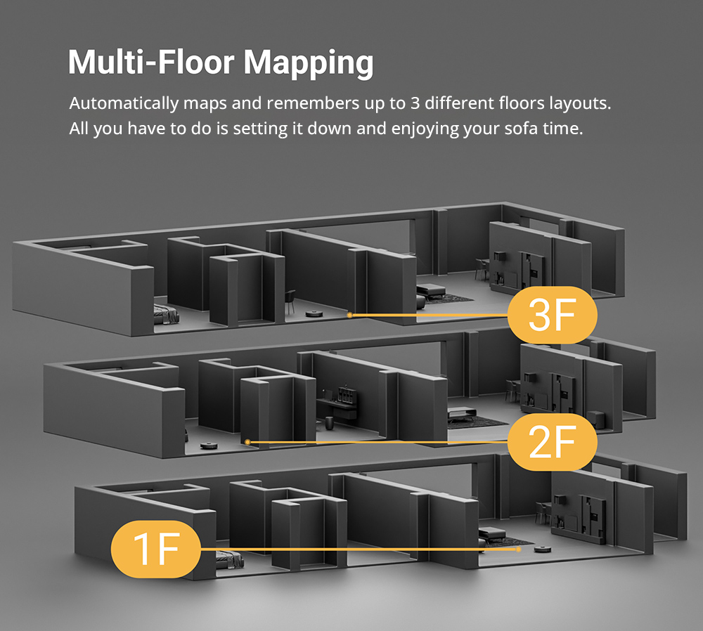 Neakasa NoMo N3 Robot Vacuum Cleaner with Self-Emptying Station, 4000Pa Suction, LDS + SLAM Navigation, 2.5L Dustbin, 5200mAh Battery, 320 Mins Max Runtime, Multi-Floor Mapping, App/Voice Control
