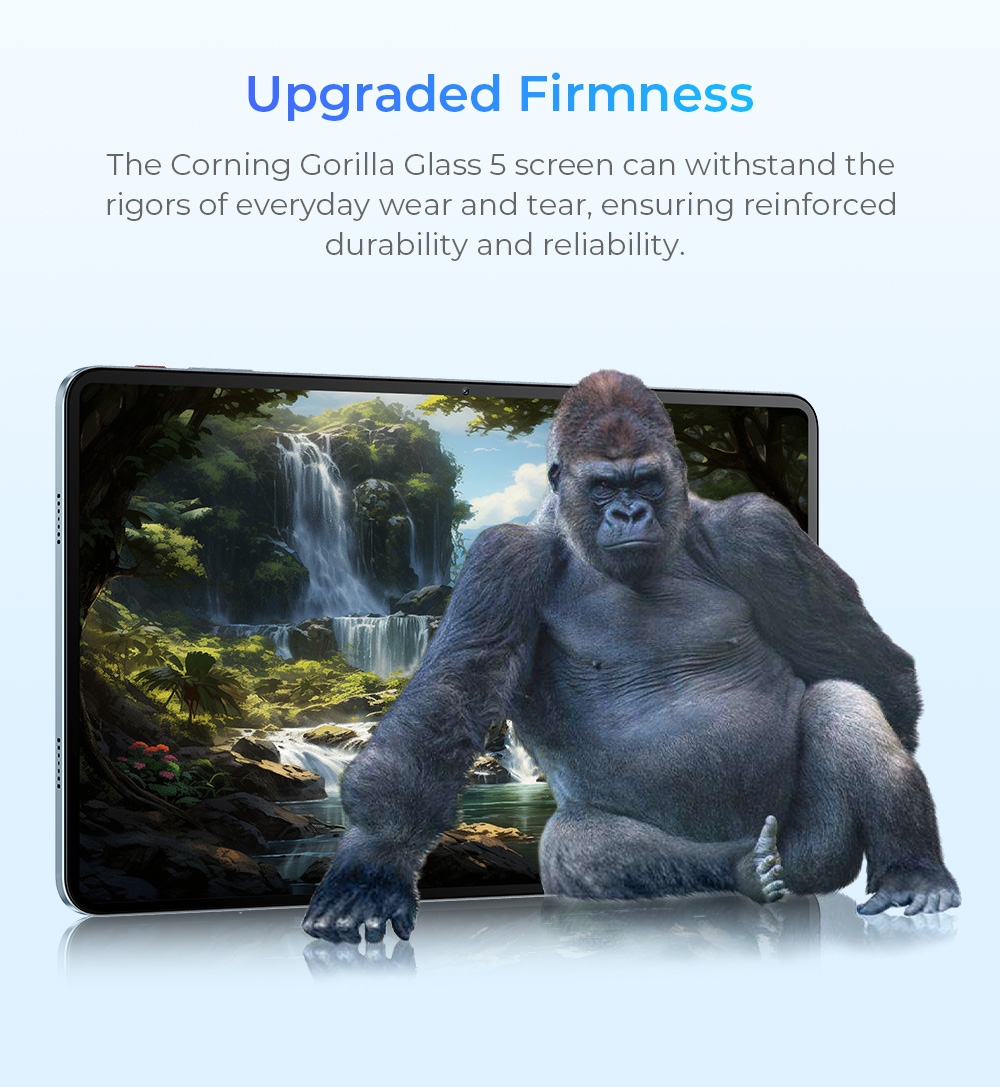 OUKITEL OT5 12-Inch Tablet, Android 13, 2000x1200 IPS Screen, MediaTek Helio G99, 12GB RAM 256GB ROM, 11000mAh Battery, Support Dual SIM Card, GPS/GLONASS/BDS/Galileo, 8MP Front Camera+16MP Main Camera+2MP Macro Camera, Bluetooth 5.2 - Blue