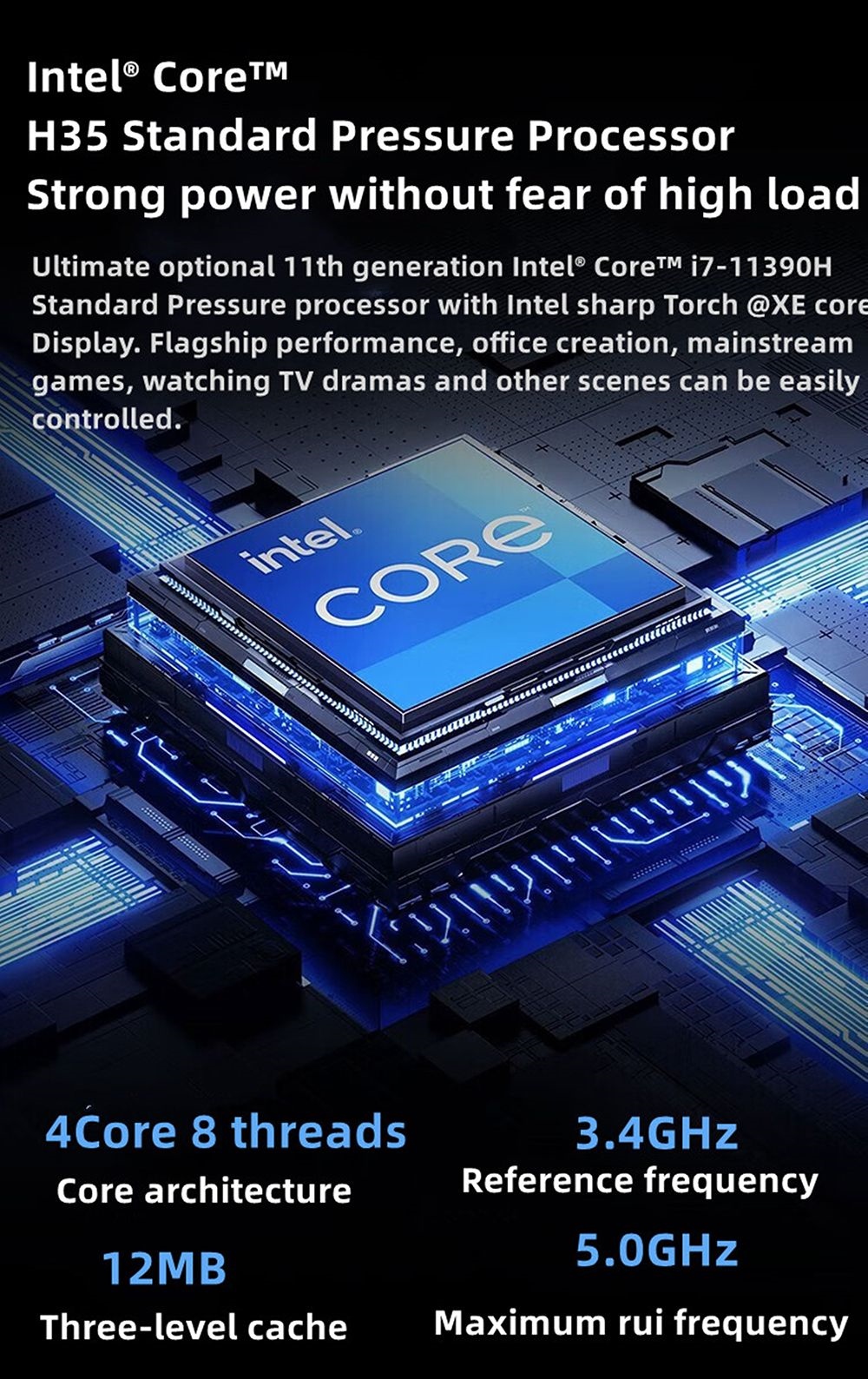 Redmi Book 15E Laptop, 15.6 inch 1920x1080 HD Screen, Intel Core i7-11390H 4 Cores 5.0GHz, 16GB DDR4 RAM 512GB SSD, WiFi5 Bluetooth5.2, 46Wh Battery, 1*HDMI 2*USB 3.2 1*USB 2.0 1*Ethernet port 1*Card reader 1*3.5mm Headphone Jack, Full-size Keyboard