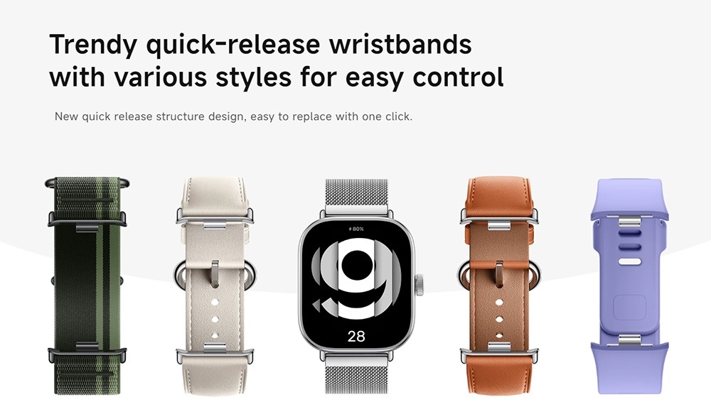 Redmi Watch 4, 1.97'' AMOLED Screen Smartwatch Bluetooth Calling Health Monitoring 150+ Sport Modes NFC, Chinese Version - Black