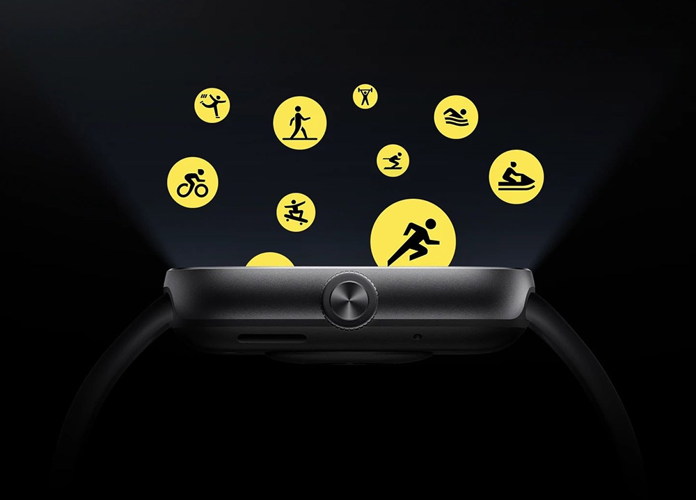 Redmi Watch 4, 1.97'' AMOLED Screen Smartwatch Bluetooth Calling Health Monitoring 150+ Sport Modes NFC, Chinese Version - Black