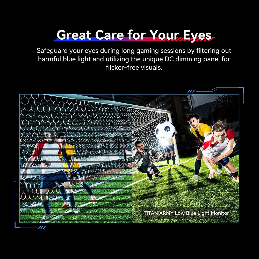 TITAN ARMY C32C1S Gaming Monitor, 31.5-inch 2560x1440 2K 1500R Curved Screen, 240Hz Refresh Rate, HDR400 Brightness, 1ms MPRT, Adaptive Sync, 99% sRGB, Support PIP & PBP Display, Low Blue Light