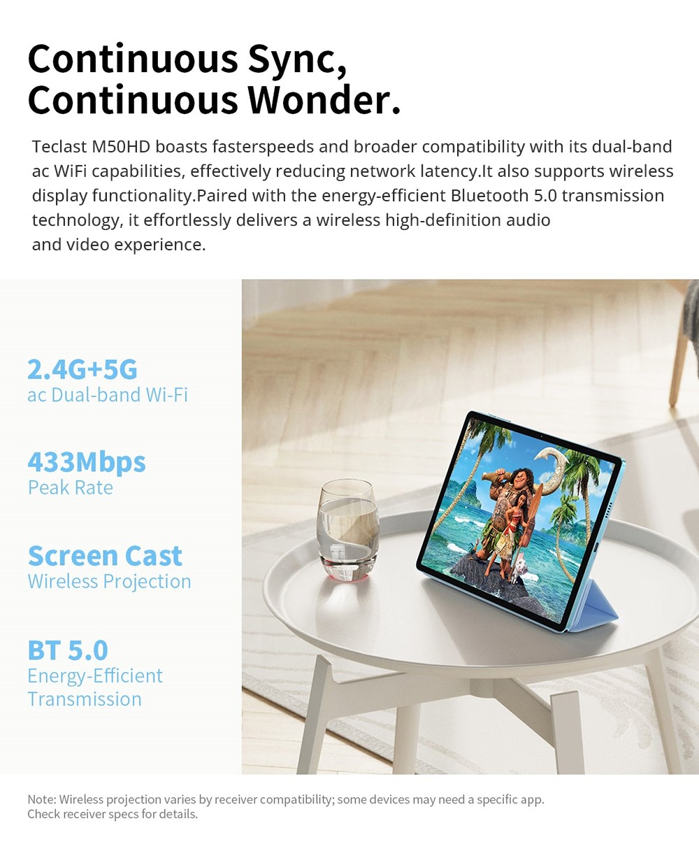 Teclast M50HD 10.1-inch Tablet with Leather Case, 1920x1200 IPS Screen, Unisoc T606 8-Core, 8GB RAM+128GB ROM, Android 13, 5MP+13MP Camera, 6000mAh Battery, GPS/Galileo/GLONASS/BDS, 2.4G/5G Dual band WiFi Bluetooth 5.0, Dual 4G SIM/Micro SD Slot - EU