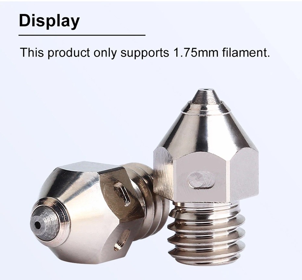 Trianglelab 0.8mm Tungsten Carbide MK8 ZSTC Nozzle