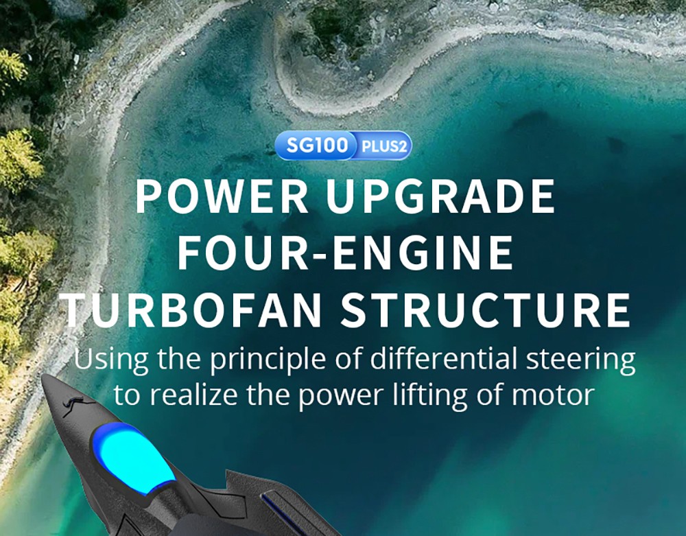 ZLL SG100 Plus 2 RC Glider Drone with HD Camera, Brushless Motor 360° Stunt Tumble 3 Gear Speeds - 3 Batteries