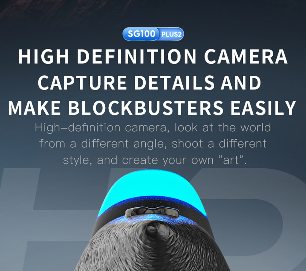 ZLL SG100 Plus 2 RC Glider Drone with HD Camera, Brushless Motor 360° Stunt Tumble 3 Gear Speeds - 3 Batteries