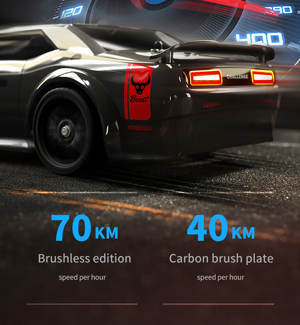 ZLL SG216 Max 4WD RC Car 4500 KV Brushless Motor 70km/h 2.4GHz Full Ratio Throttle/Steering - 3 Batteries