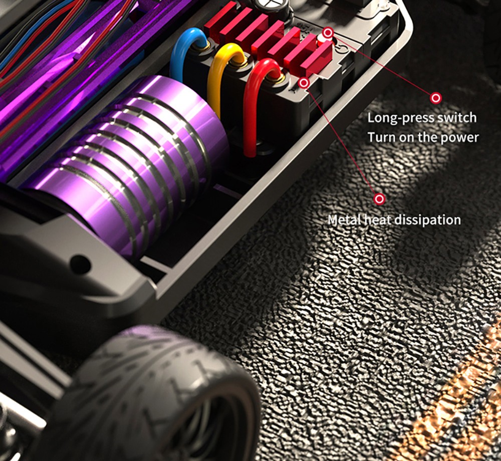 ZLL SG216 Pro 4WD RC Car Carbon Brush Magneto 40km/h 2.4GHz Full Ratio Throttle/Steering - 3 Batteries
