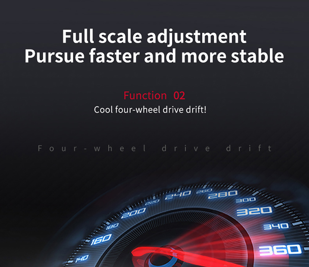 ZLL SG216 Pro 4WD RC Car Carbon Brush Magneto 40km/h 2.4GHz Full Ratio Throttle/Steering - 3 Batteries