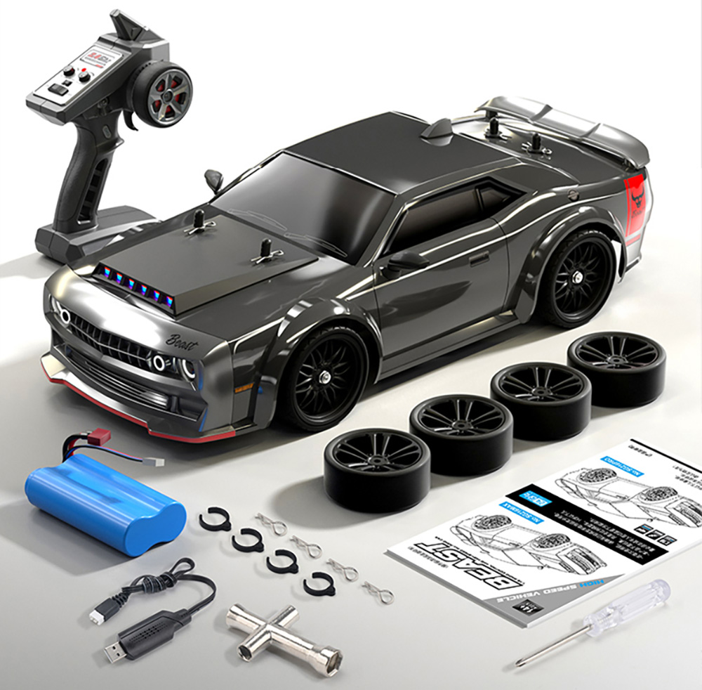 ZLL SG216 Pro 4WD RC Car Carbon Brush Magneto 40km/h 2.4GHz Full Ratio Throttle/Steering - 3 Batteries