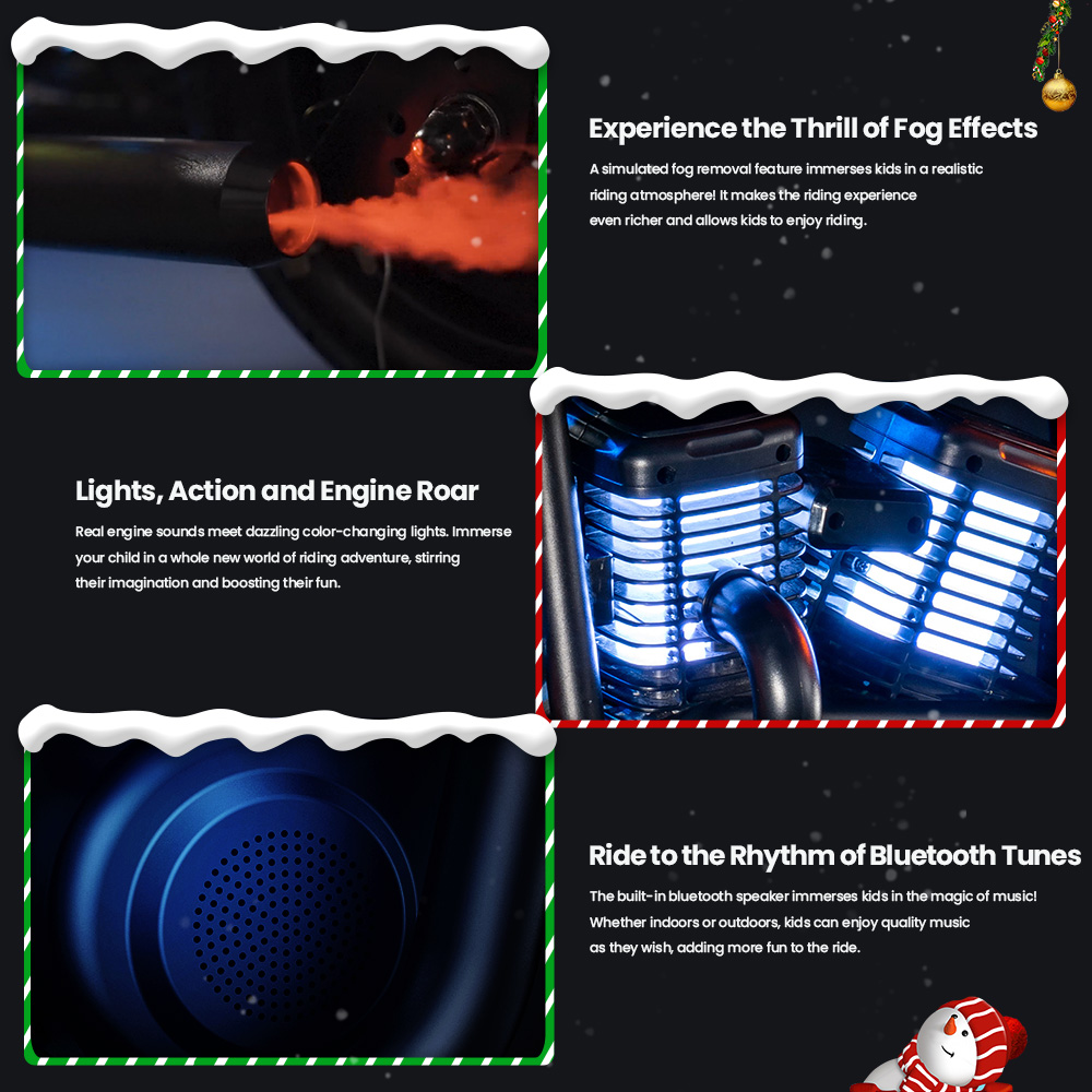 HYPER GOGO Cruiser 12 Plus Electric Motorcycle for Kids 24V 5.2Ah Battery 160W Motor 10MPH Max Speed 12