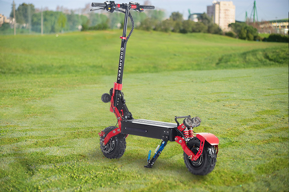 OBARTER X3 Folding Electric Sport Scooter 11" Off-road tyre 1200W x2 Brushless Motor 48V 20Ah Battery BMS 3 Speed Modes Dual Oil Disc Brake Max Speed 65KM/h LED Display 40-50KM Long Range - Black