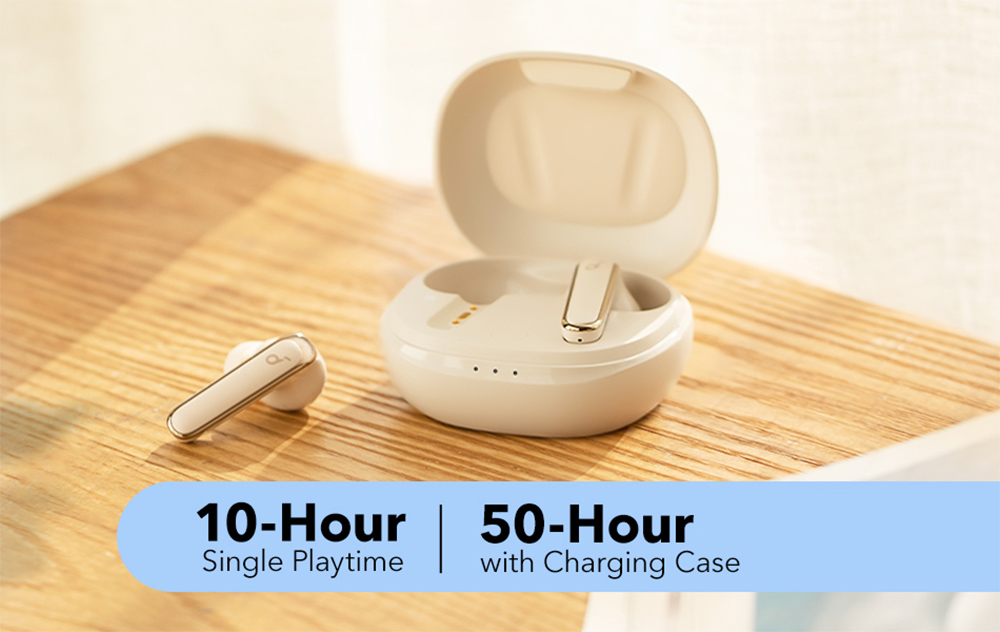 Anker Soundcore Life P3 Noise Cancelling Earbuds - Oat White