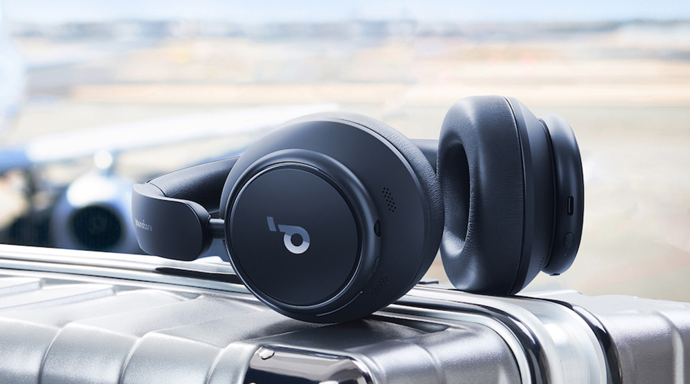 Anker Soundcore Space Q45 Headphones, Adaptive ANC, 50 Hours Playtime (ANC on), Bluetooth 5.3, App Control - Dark Blue