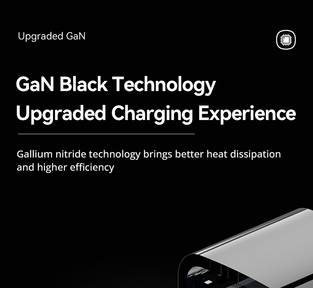 ESSAGER 33W GaN Charger, USB-A + Type-C, PD 3.0 QC 3.0 Fast Charging, Intelligent Charging Protection, for iPhone iPad Xiaomi Mobile Phone Tablet, EU Plug - White