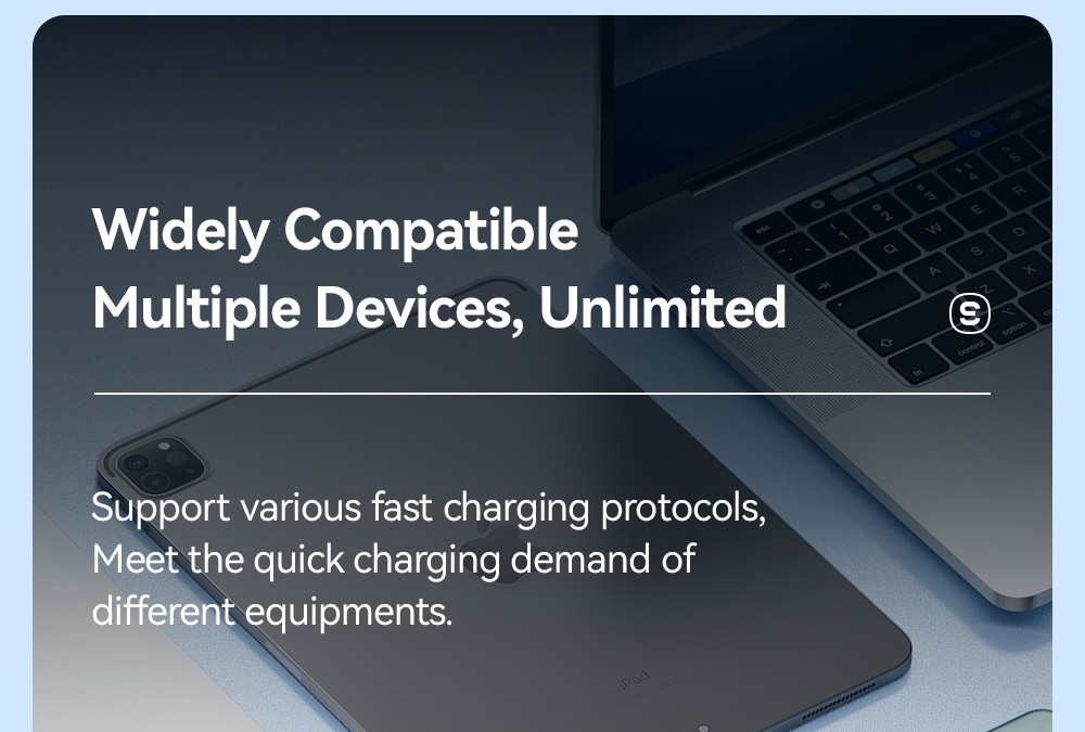 ESSAGER 67W GaN Charger, 2 Type-C + 1 USB-A, PD 3.0 QC 3.0 Fast Charging, Intelligent Charging Protection, for Huawei / Samsung / OPPO / iPhone 15 / Laptop, EU Plug - White