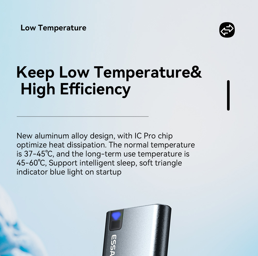 ESSAGER External Hard Drive Box, Portable SSD Case, NVME SATA Dual Protocol, USB 3.1 / Type-C Interface, Support 4TB Capacity, 10Gbps Data Transfer, for Laptop / Desktop / Mac / Mobile Phone / PS5