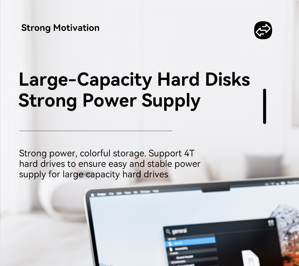 ESSAGER External Hard Drive Box, Portable SSD Case, NVME SATA Dual Protocol, USB 3.1 / Type-C Interface, Support 4TB Capacity, 10Gbps Data Transfer, for Laptop / Desktop / Mac / Mobile Phone / PS5