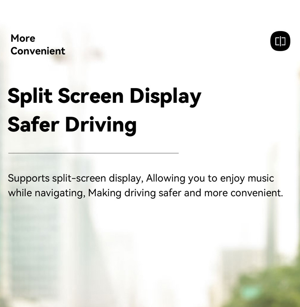 ESSAGER Wired to Wireless CarPlay, WiFi 5G Module, Split Screen Display, USB-A / Type-C Interface, for iPhone 15 / 14 / 13