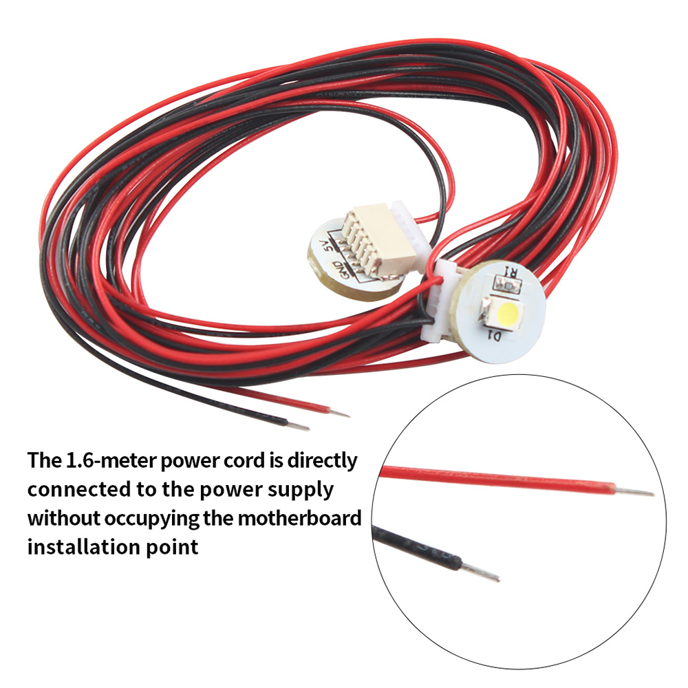 FYSETC FDM 3D Printer Nozzle LED Lighting Kit for ENDER-3, ENDER-3 PRO, ENDER-3 V2