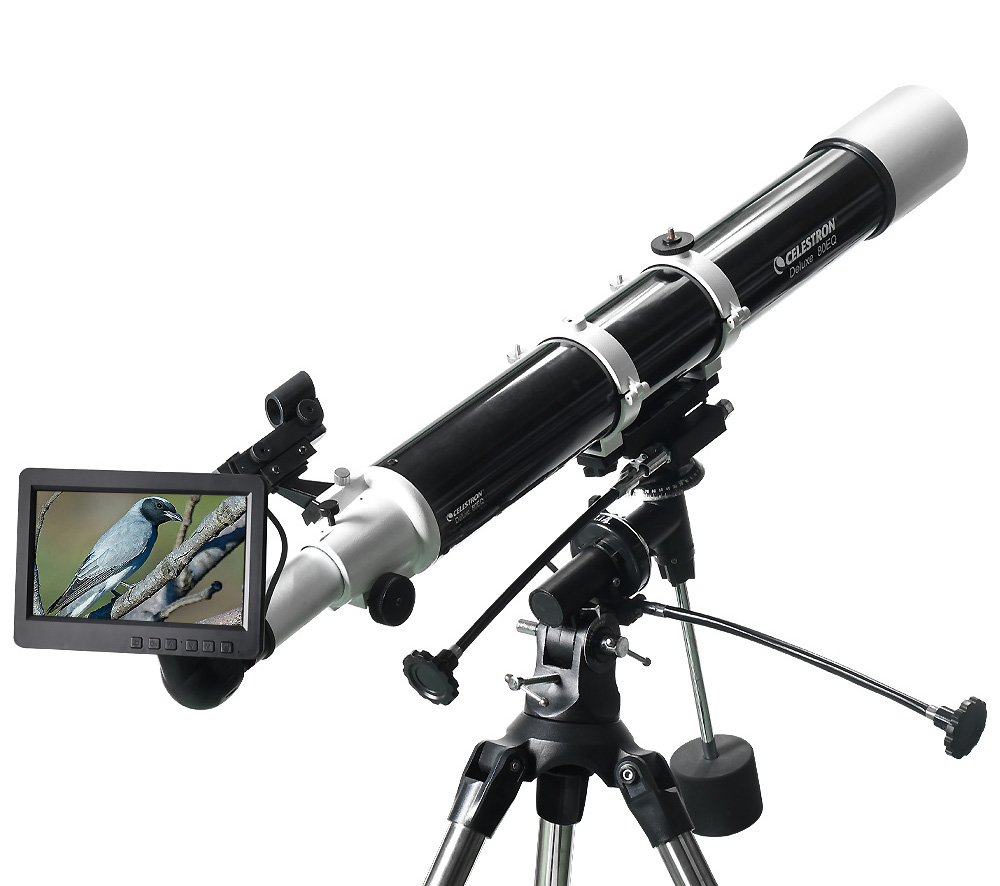HAYEAR 7 inch Astronomical Telescope Electronic Eyepiece Recorder, HD 2K Professional Planetary Camera, 1.25 inch 31.7mm Adapter