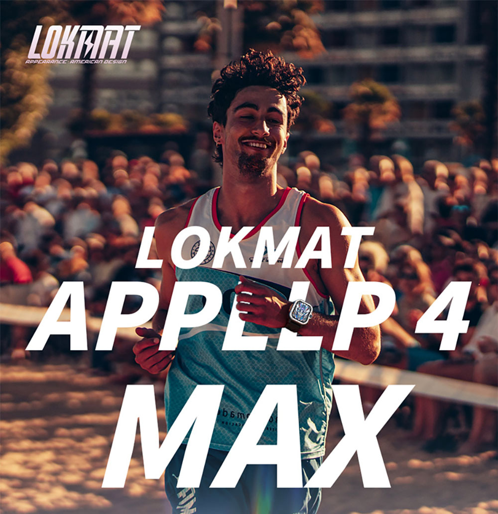 LOKMAT APPLLP 4 MAX Android Smartwatch Fitness Tracker, 2.02'' TFT Touch Screen, 4GB RAM 64GB ROM, Dual Camera - Black