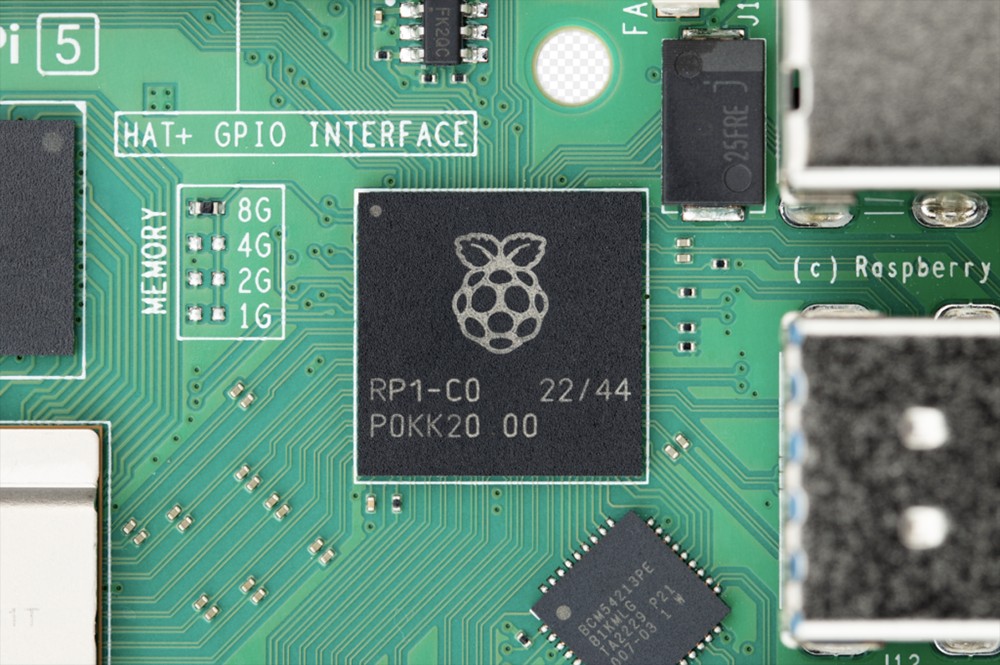 Raspberry Pi 5 Development Board, 8GB RAM, Dual 4K Display, Dual-band WiFi Bluetooth 5.0