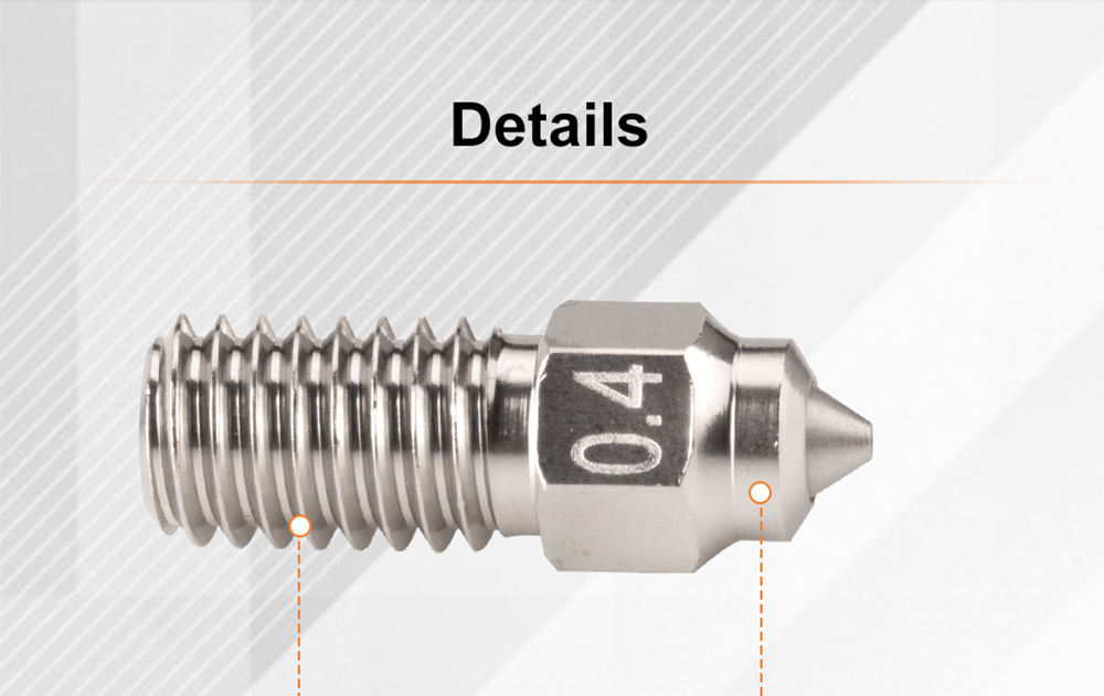 Trianglelab 0.4mm Bimetallic MY Nozzle for ELEGOO Neptune 4 / Neptune 4 Pro
