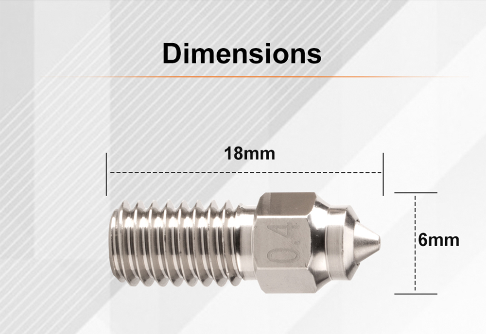 Trianglelab 0.4mm Bimetallic MY Nozzle for ELEGOO Neptune 4 / Neptune 4 Pro