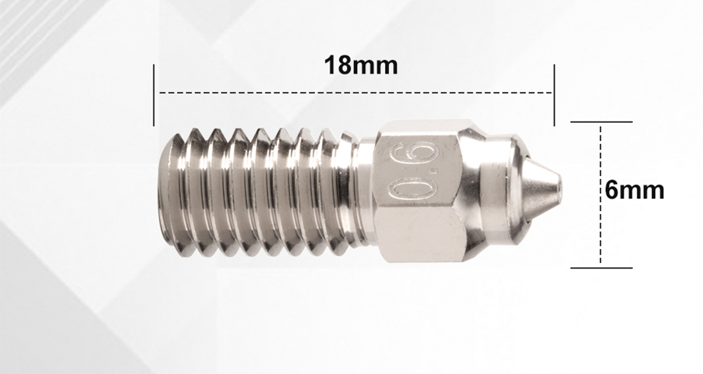 Trianglelab 0.6mm Bimetallic MY Nozzle for ELEGOO Neptune 4 / Neptune 4 Pro