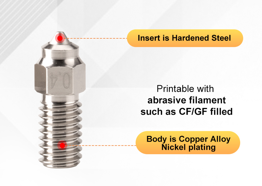 Trianglelab 0.6mm Bimetallic MY Nozzle for ELEGOO Neptune 4 / Neptune 4 Pro
