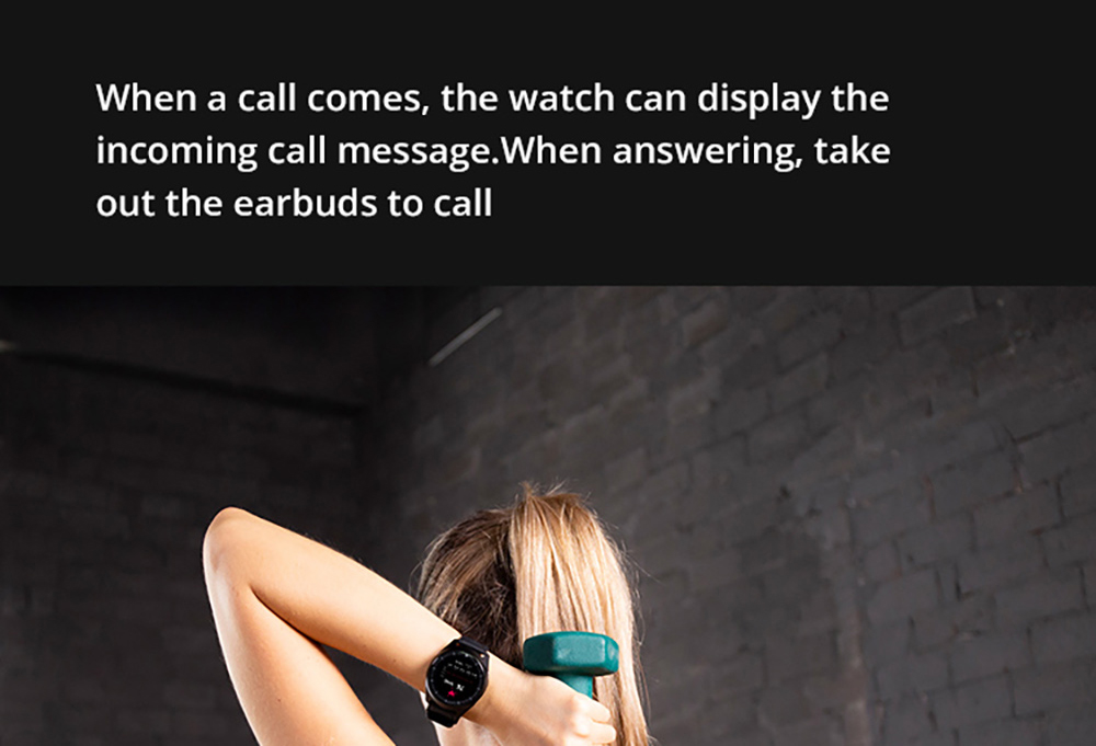 Aipower W28 3-in-1 Smartwatch with Wireless Earbuds MP3 Player - Black