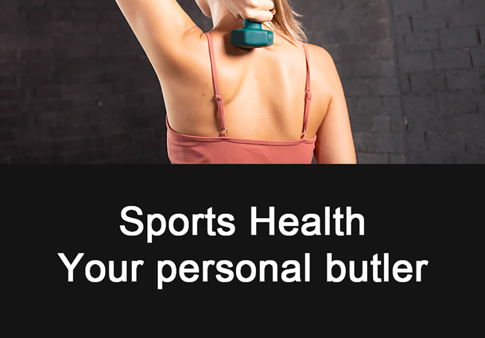 Aipower W28 3-in-1 Smartwatch with Wireless Earbuds MP3 Player - Black