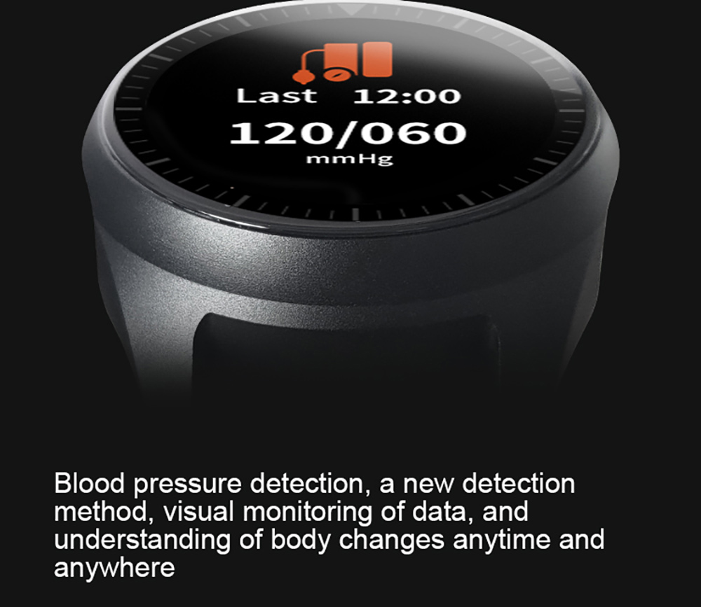 Aipower W28 3-in-1 Smartwatch with Wireless Earbuds MP3 Player - Black