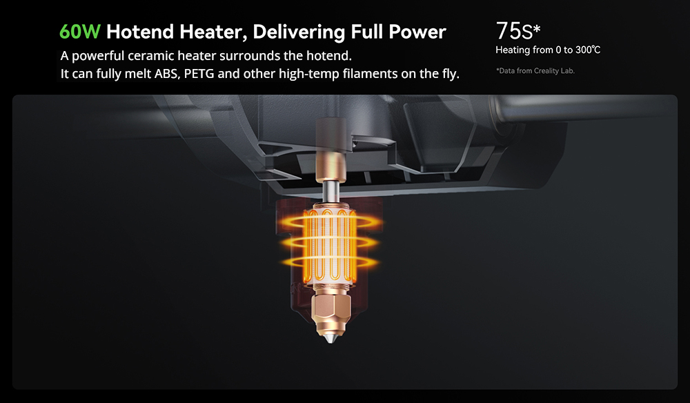 Creality Ender-3 V3 3D Printer, Auto-Leveling, 600mm/s Max Printing Speed, 0.2mm Printing Accuracy, Dual-Gear Direct Extruder, Input Shaping, Color Touch Screen, WiFi Connection, 220x220x250mm
