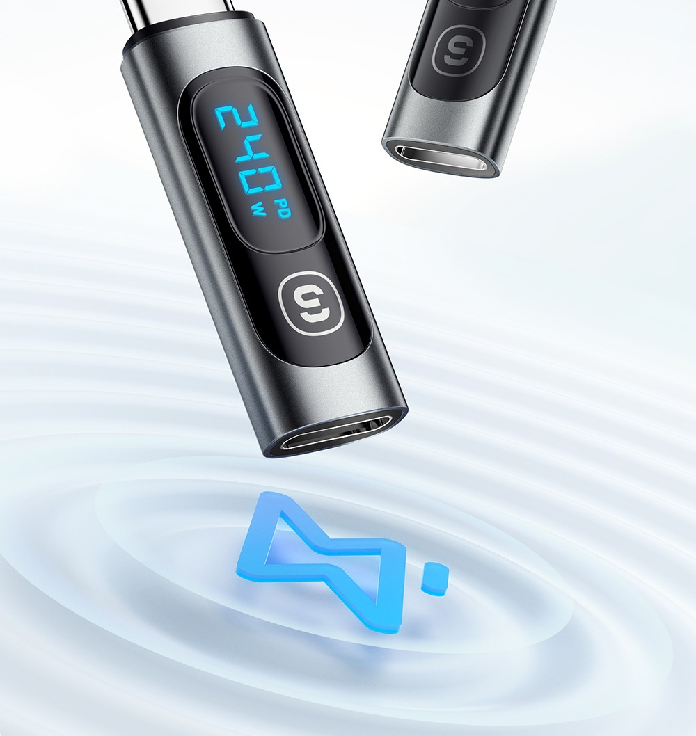 Essager 240W OTG Adapter, USB 3.0 2.0 480Mbps, Type C to Type C Digital Display, for iPhone 15 Max iPad Macbook Samsung