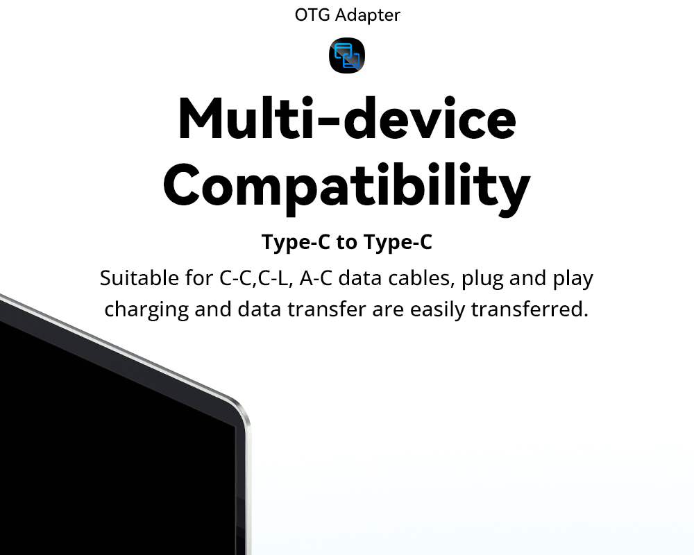 Essager 240W OTG Adapter, USB 3.0 2.0 480Mbps, Type C to Type C Digital Display, for iPhone 15 Max iPad Macbook Samsung