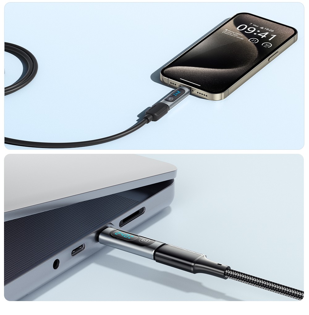 Essager 240W OTG Adapter, USB 3.0 2.0 480Mbps, Type C to Type C Digital Display, for iPhone 15 Max iPad Macbook Samsung