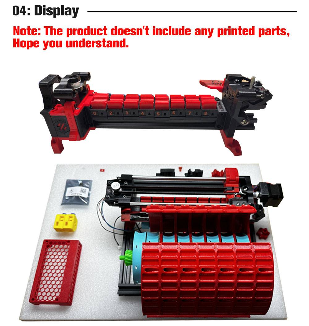 Trianglelab 8-channel Enraged Rabbit Cotton Tail Inline Buffer for ERCF V2