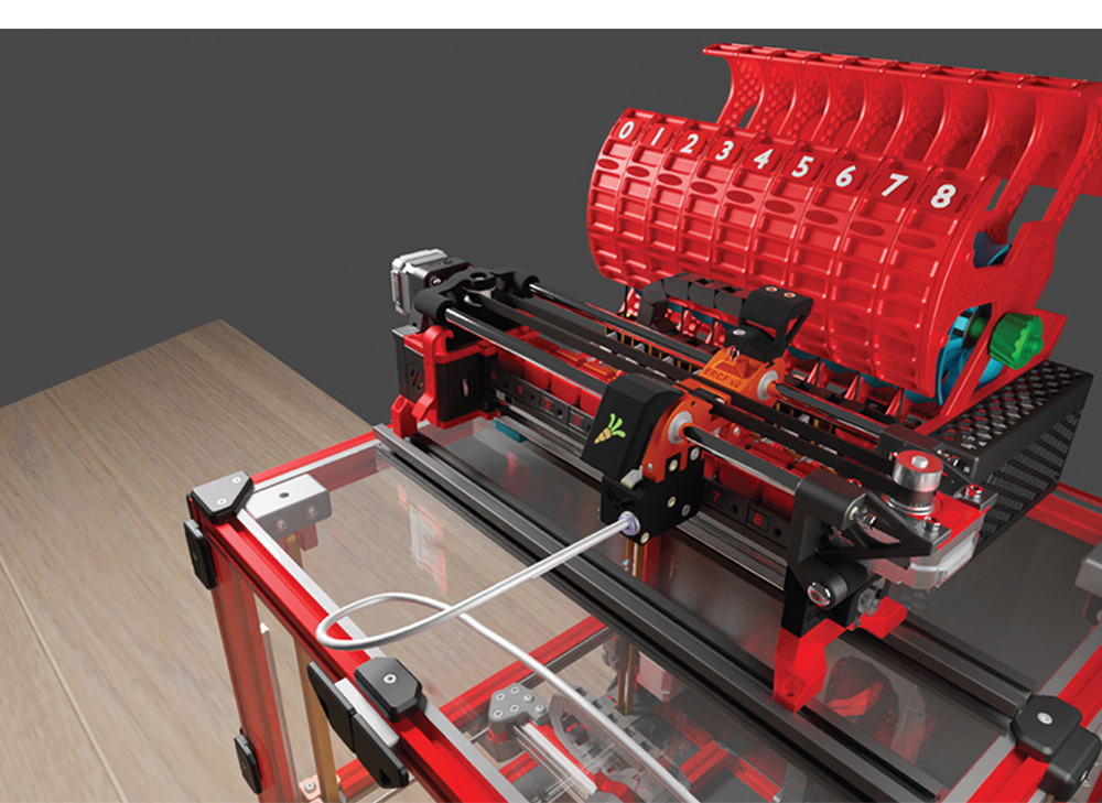 Trianglelab 8-channel Enraged Rabbit Cotton Tail Inline Buffer for ERCF V2