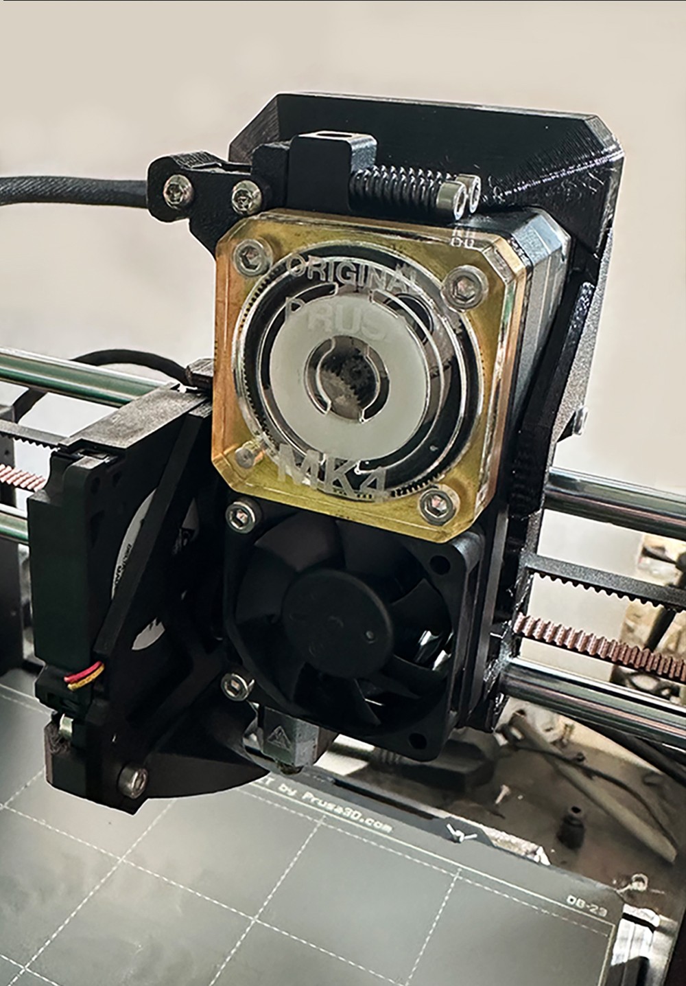 Trianglelab Transparent Gearbox Cover for Prusa MK4 - No Text Version