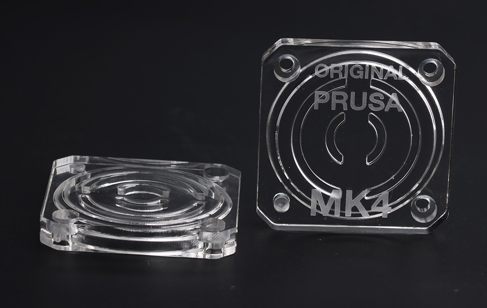 Trianglelab Transparent Gearbox Cover for Prusa MK4 - Text Version